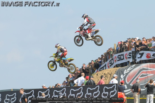 2009-10-03 Franciacorta - Motocross delle Nazioni 2975 Qualifying heat MX2 - Michael Phillips - Honda 250 NZ